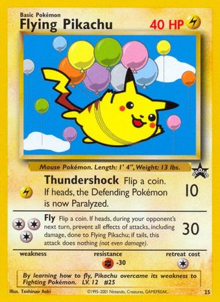 Flying Pikachu (25) - Wizards of the Coast Promos