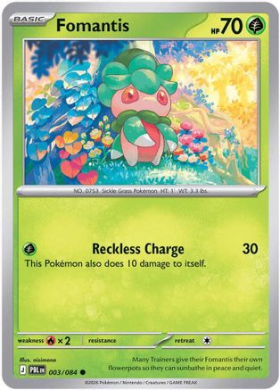 Fomantis (3) - Pitch Black