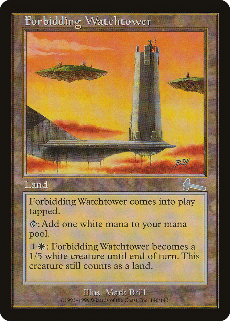 Forbidding Watchtower (140) Foil - Urza's Legacy
