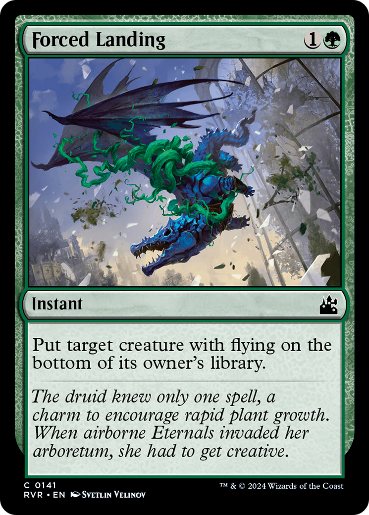 Forced Landing (141) Foil - Ravnica Remastered