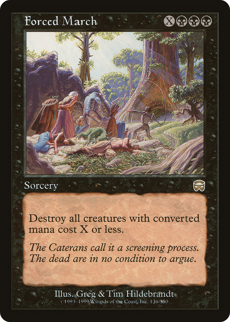 Forced March (136) Foil - Mercadian Masques