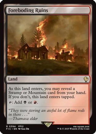 Foreboding Ruins (394) Surge Foil - Commander: FINAL FANTASY