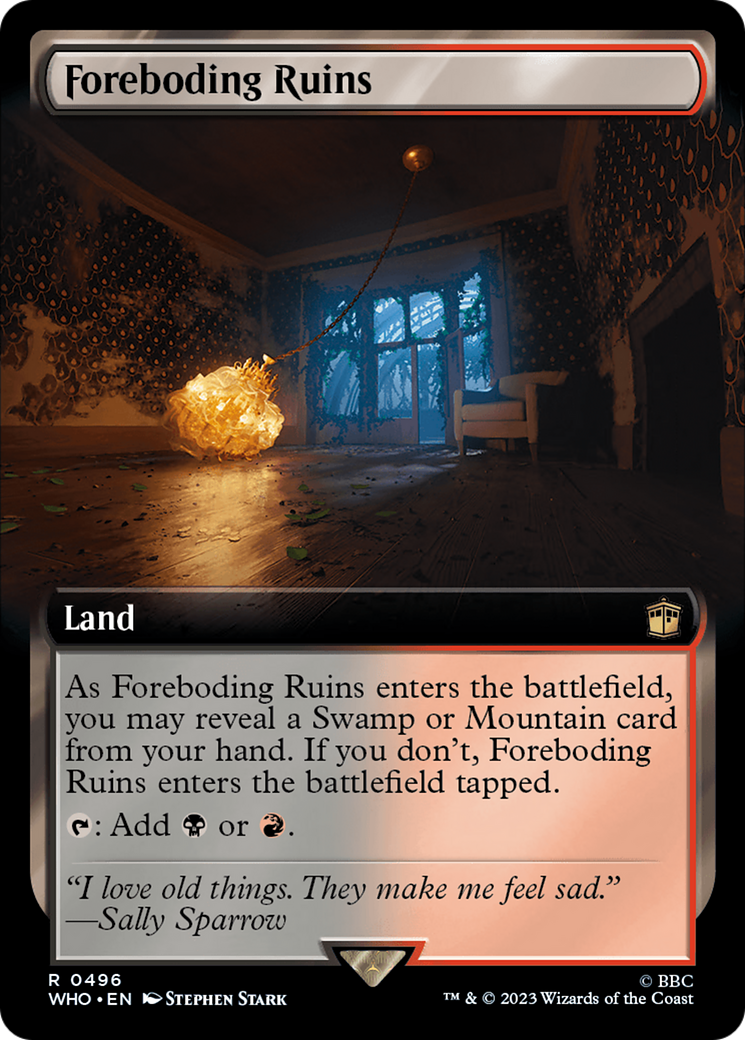 Foreboding Ruins (Extended Art) (496) Foil - Doctor Who