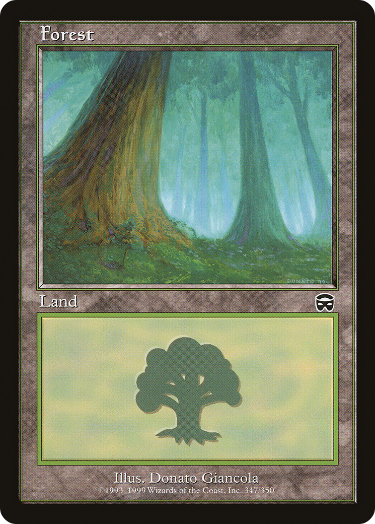 Forest (347) Foil - Mercadian Masques