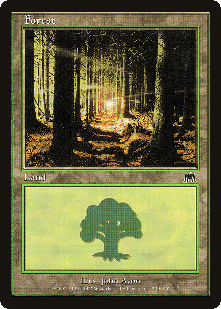 Forest (349) Foil - Onslaught