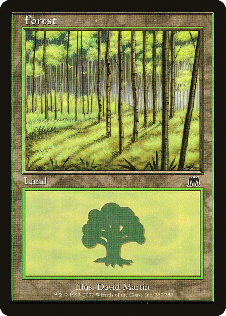 Forest (350) Foil - Onslaught