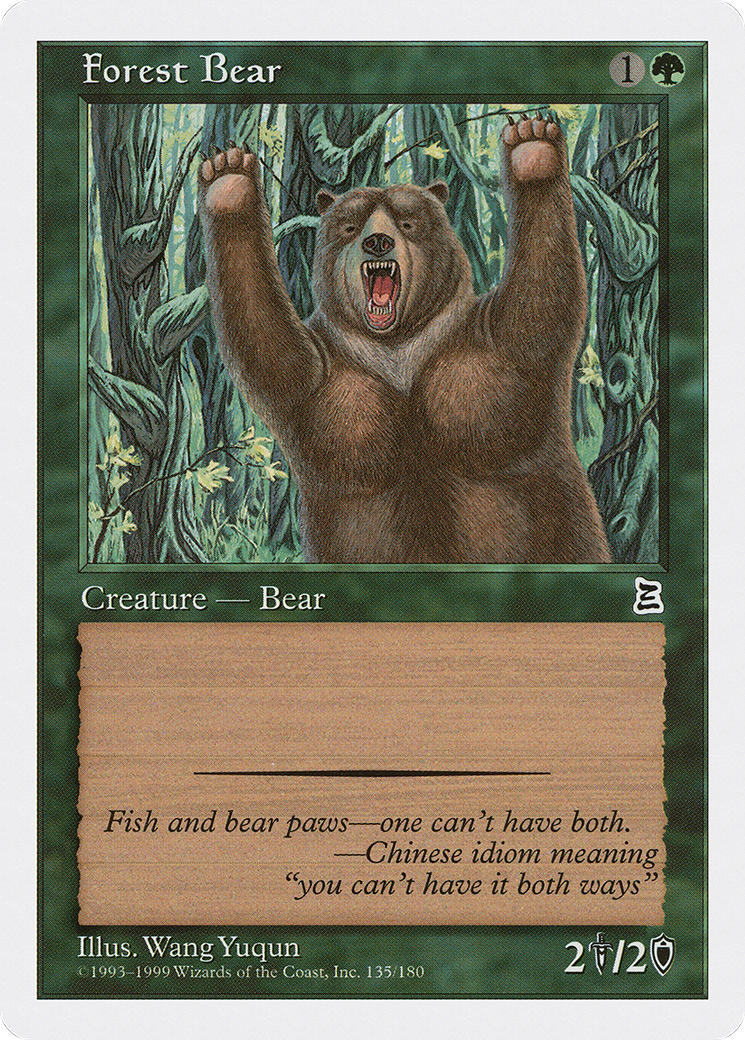 Forest Bear (135) - Portal Three Kingdoms