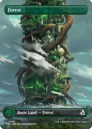 Forest (Bottom) (Borderless) (396) Foil - Reality Fracture