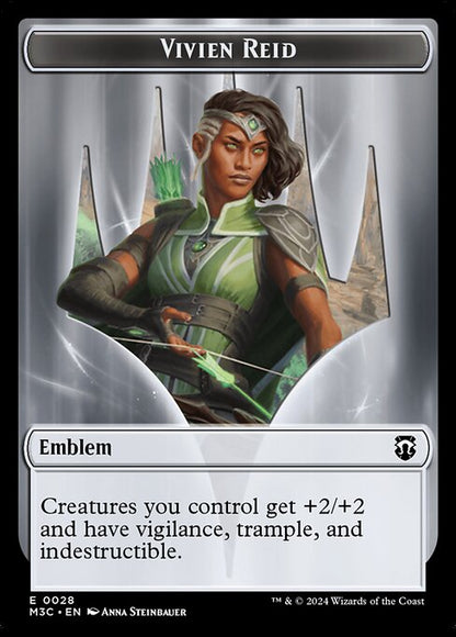 Forest Dryad // Emblem – Vivien Reid (19/28) - Commander: Modern Horizons 3 Tokens