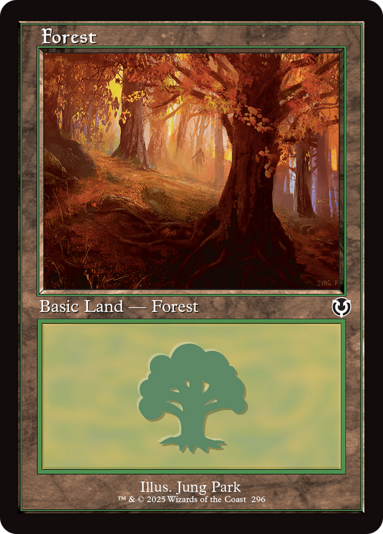 Forest (Retro) (296) Foil - Innistrad Remastered
