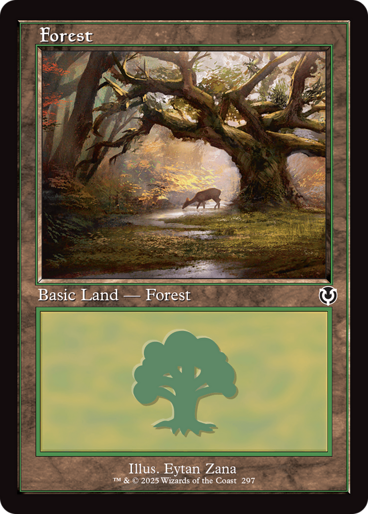 Forest (Retro) (297) Foil - Innistrad Remastered