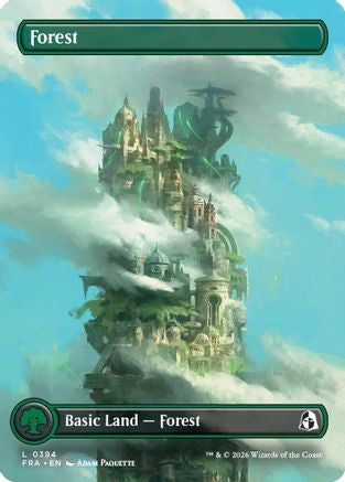 Forest (Top) (Borderless) (394) Foil - Reality Fracture