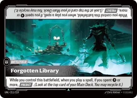 Forgotten Library (211) Foil - Unleashed