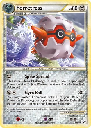 Forretress (13) Reverse Holofoil - Undaunted