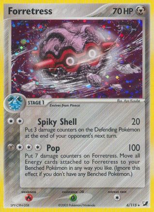 Forretress (6) Reverse Holofoil - Unseen Forces