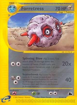 Forretress (9) Reverse Holofoil - Skyridge