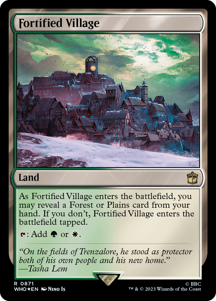 Fortified Village (871) Surge Foil - Doctor Who