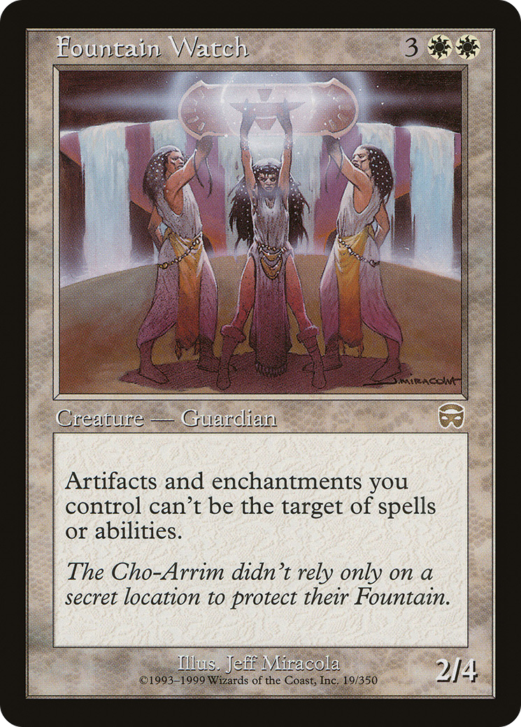 Fountain Watch (019) Foil - Mercadian Masques