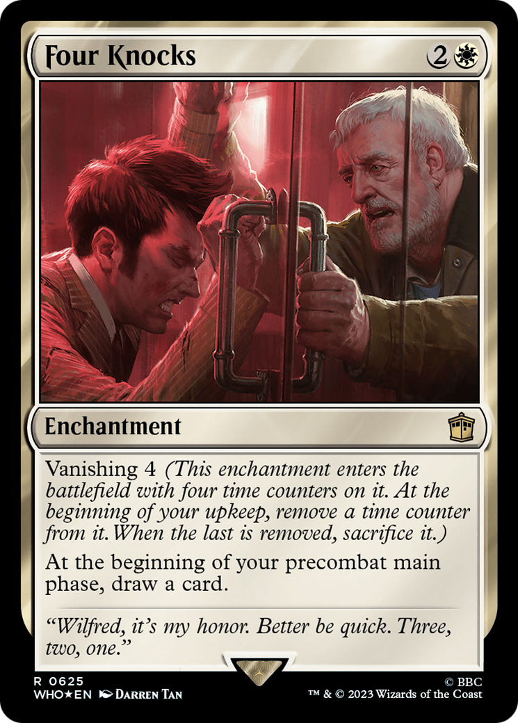 Four Knocks (625) Surge Foil - Doctor Who
