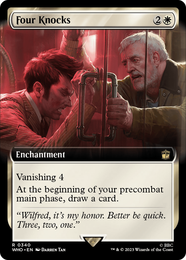 Four Knocks (Extended Art) (340) - Doctor Who
