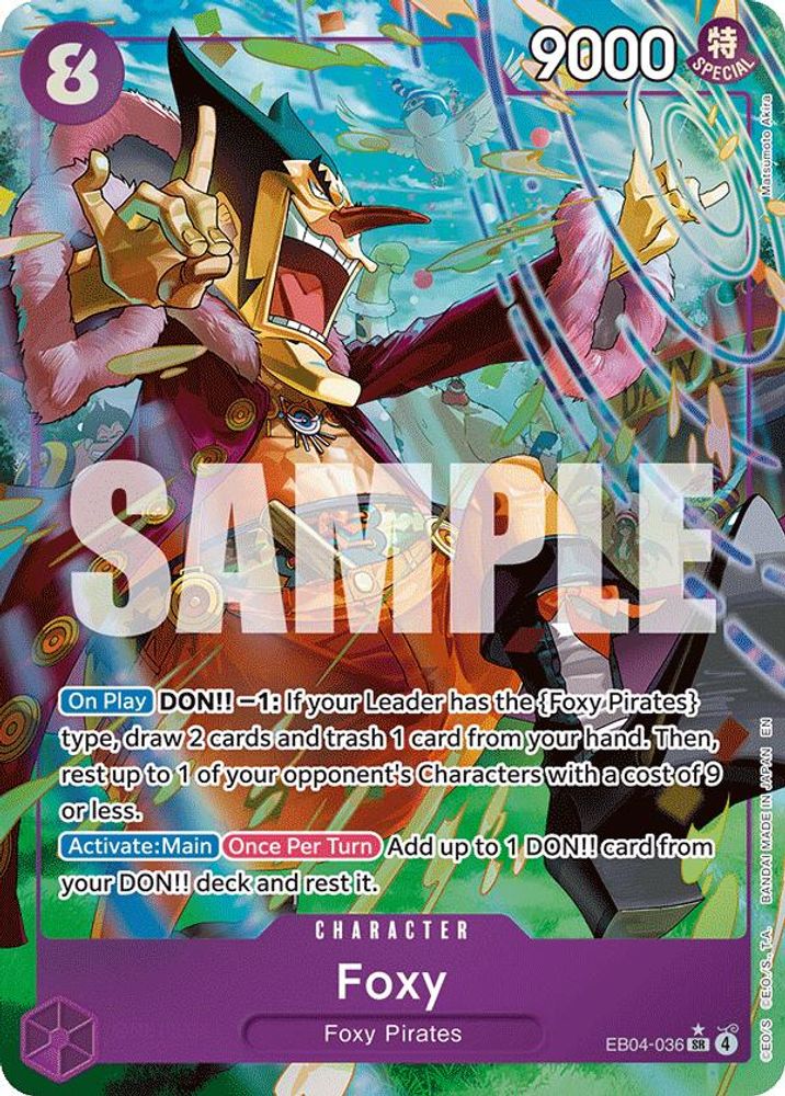 Foxy (Alternate Art) (EB04-036) Foil