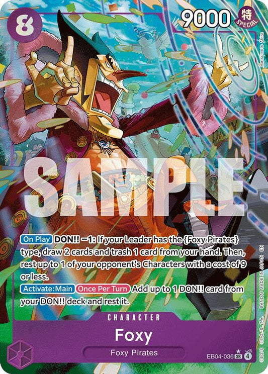 Foxy (Alternate Art) (EB04-036) Foil