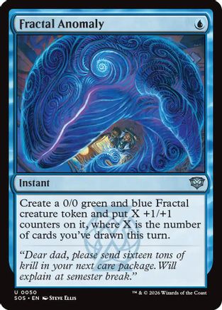 Fractal Anomaly (050) Foil - Secrets of Strixhaven