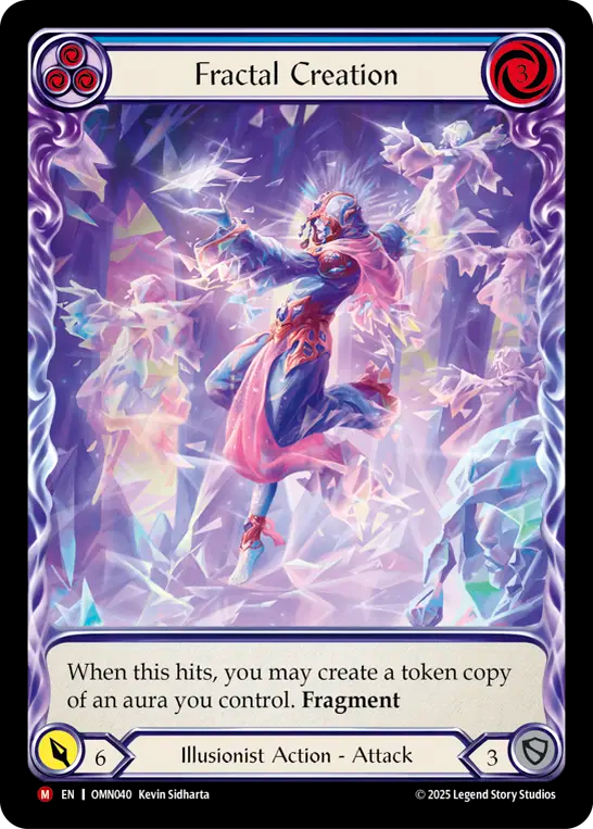 Fractal Creation (Extended Art) (OMN040) Cold Foil - Omens of the Third Age