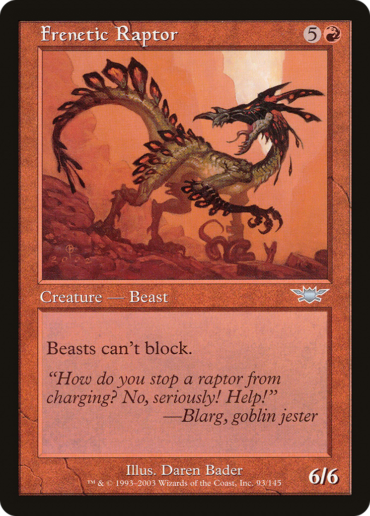 Frenetic Raptor (093) Foil - Legions