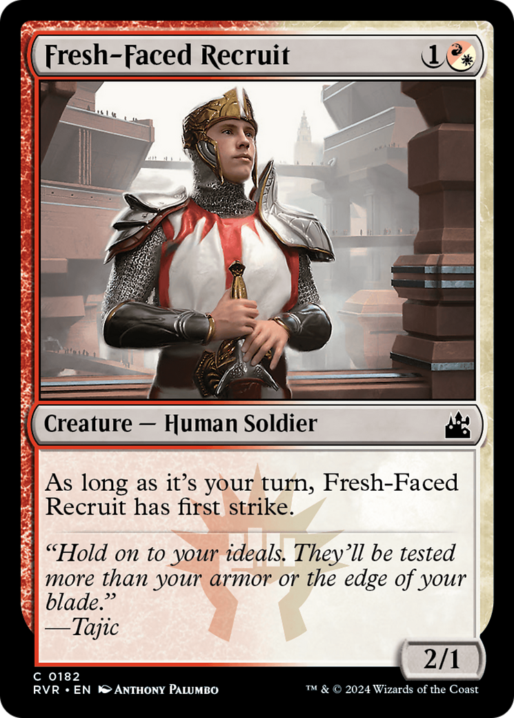 Fresh-Faced Recruit (182) Foil - Ravnica Remastered