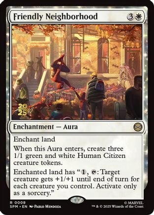 Friendly Neighborhood (Prerelease) (008) Foil - Marvel's Spider-Man
