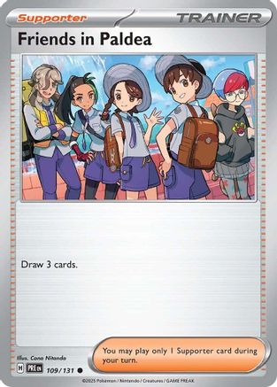 Friends in Paldea (109) Reverse Holofoil - Prismatic Evolutions