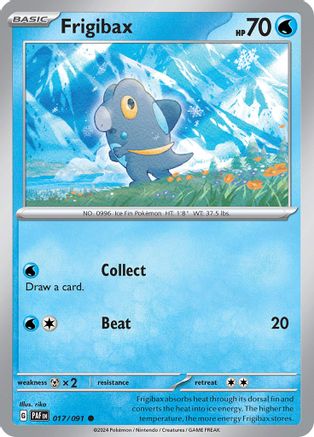 Frigibax (17) Reverse Holofoil - Paldean Fates