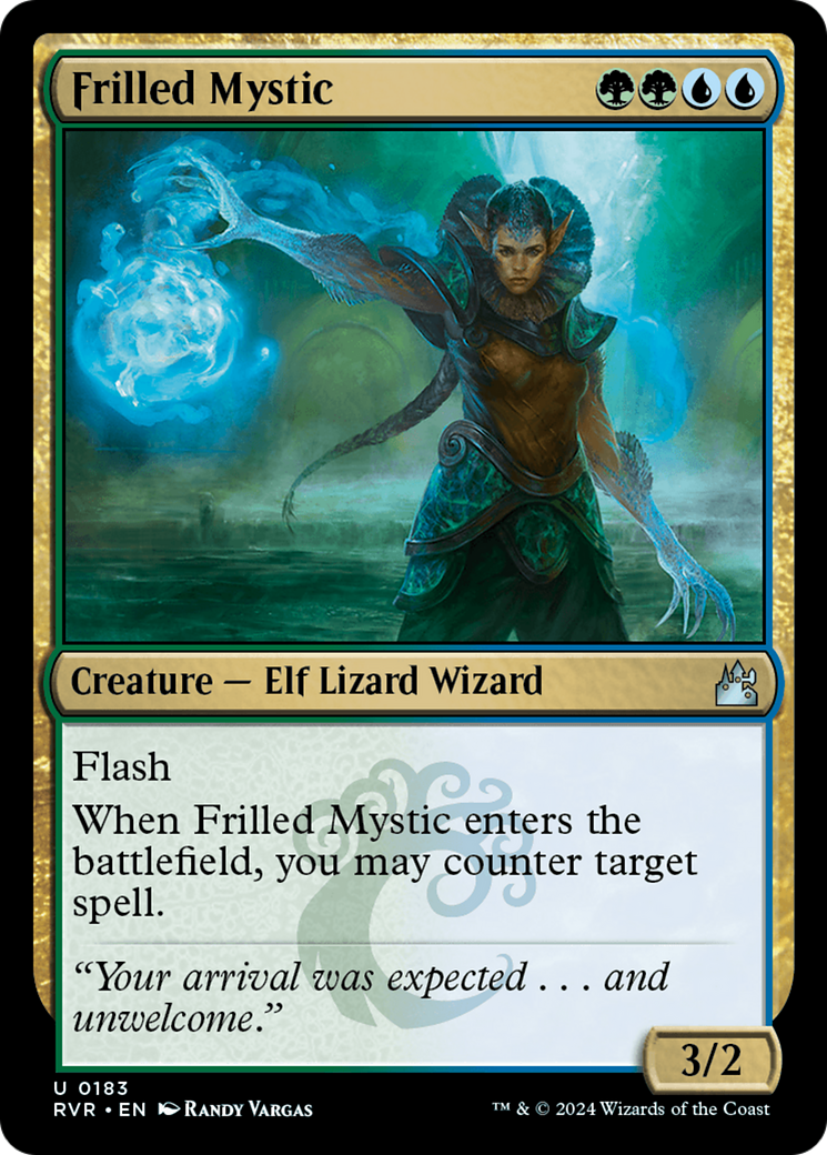 Frilled Mystic (183) Foil - Ravnica Remastered