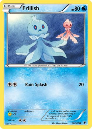 Frillish (30) Reverse Holofoil - Noble Victories