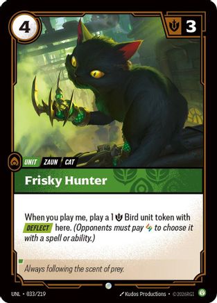 Frisky Hunter (033) Foil - Unleashed