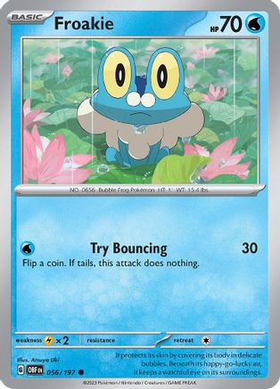 Froakie (56) - Obsidian Flames