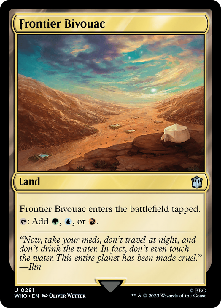Frontier Bivouac (281) Foil - Doctor Who