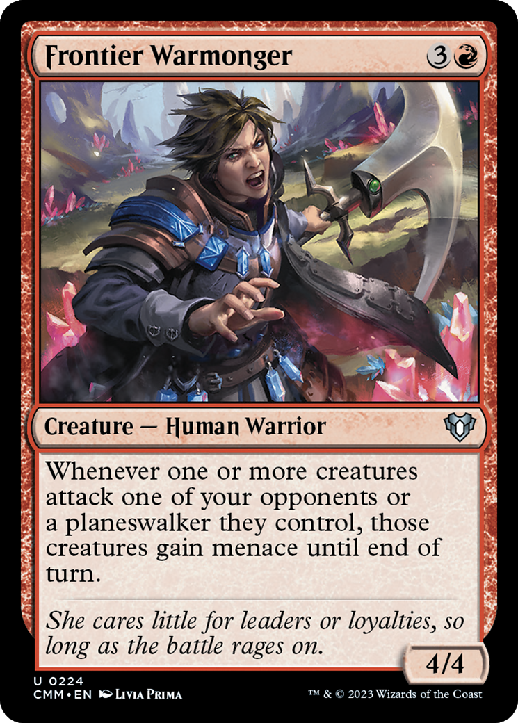 Frontier Warmonger (224) - Commander Masters