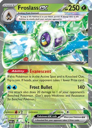 Froslass ex (3) Holofoil - Paradox Rift
