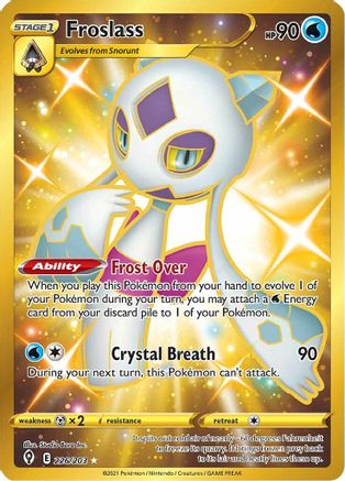 Froslass (Gold) (226) Holofoil - Evolving Skies