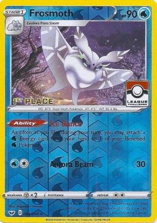 Frosmoth (League Challenge) [1st Place] (64) Reverse Holofoil - League & Championship Cards