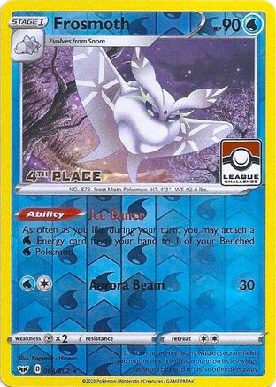 Frosmoth (League Challenge) [4th Place] (64) Reverse Holofoil - League & Championship Cards