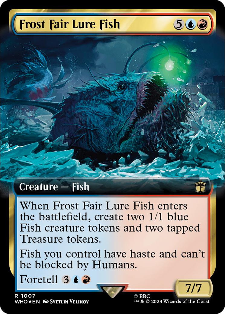 Frost Fair Lure Fish (Extended Art) (1007) Surge Foil - Doctor Who