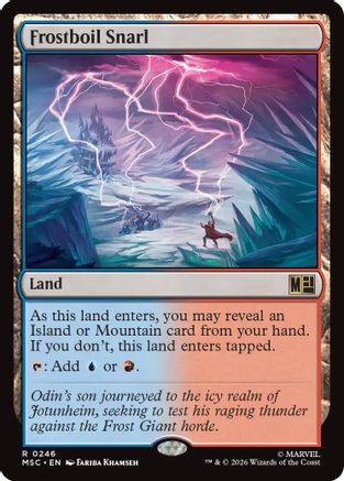 Frostboil Snarl (246) Surge Foil - Commander: Marvel Super Heroes