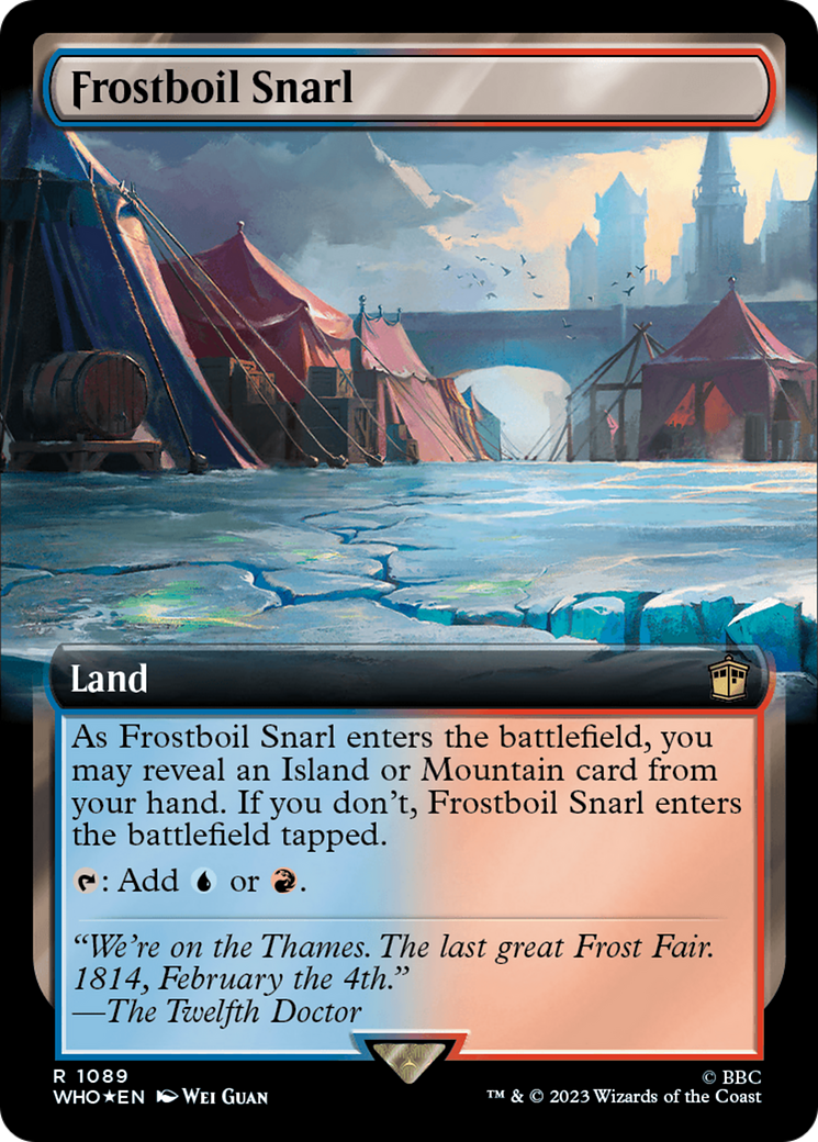 Frostboil Snarl (Extended Art) (1089) Surge Foil - Doctor Who