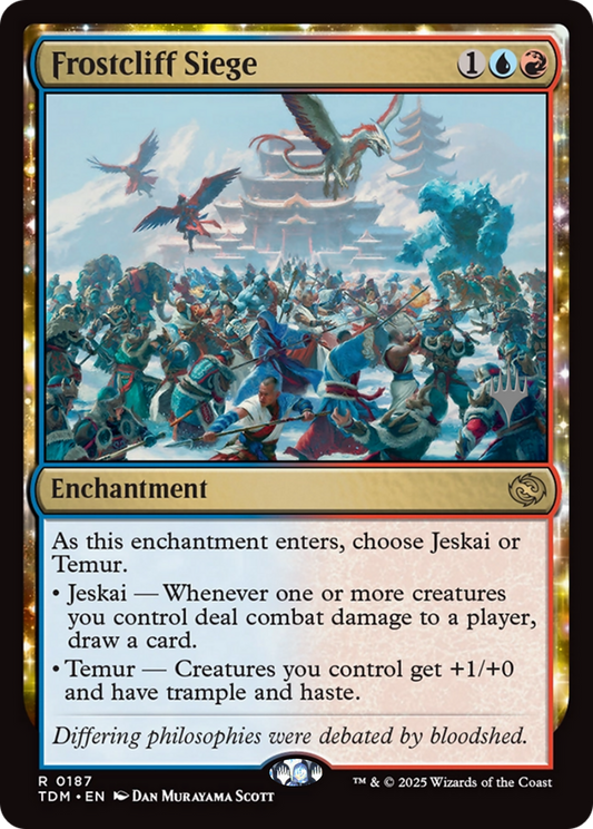 Frostcliff Siege (Promo Pack) (187) Foil - Tarkir: Dragonstorm
