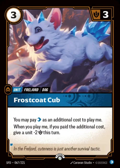 Frostcoat Cub (067) Foil - Riftbound Promotional Cards