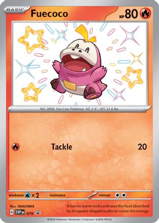 Fuecoco (79) Holofoil - Black Star Promos
