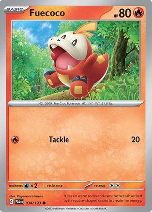 Fuecoco (Summer 2023 Collector Chest) (34) Holofoil - Miscellaneous Cards & Products